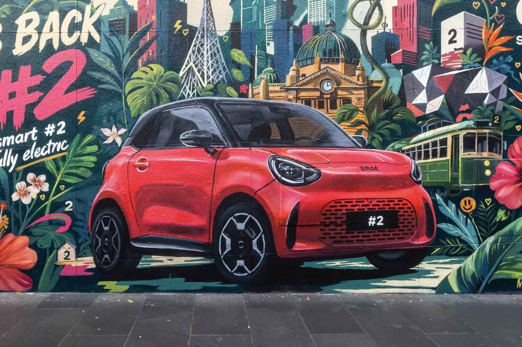 Електричний сітікар Smart #2 показали без камуфляжу